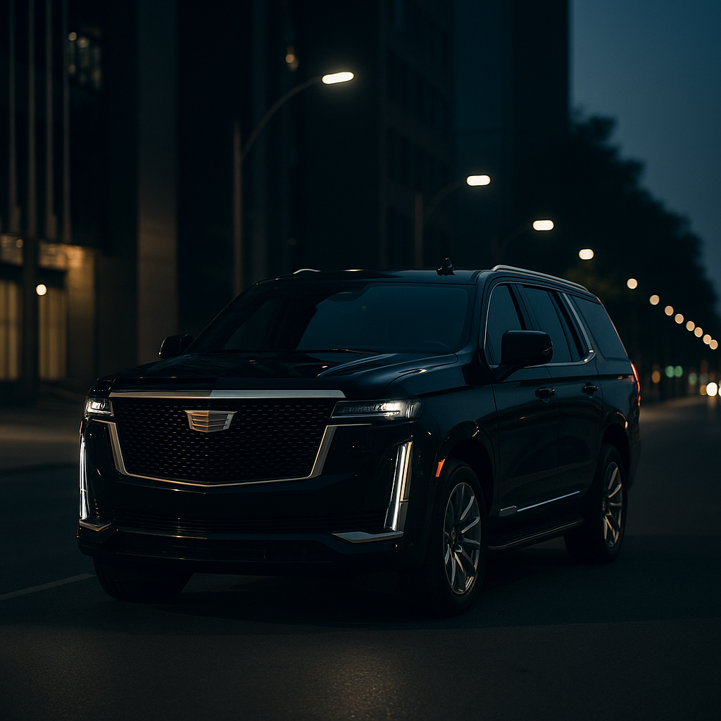 Luxury SUV black vehicle